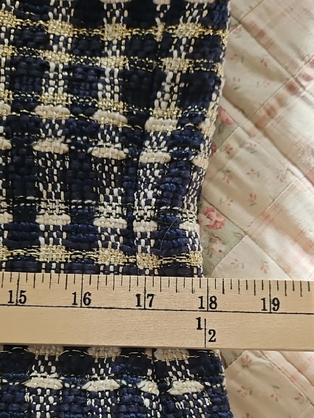 Ann Taylor Sleeveless Tweed Button Shift Dress  - Size 10 - Picture 7 of 11